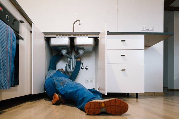 Professional Leak Detection technician working in Saxapahaw, NC